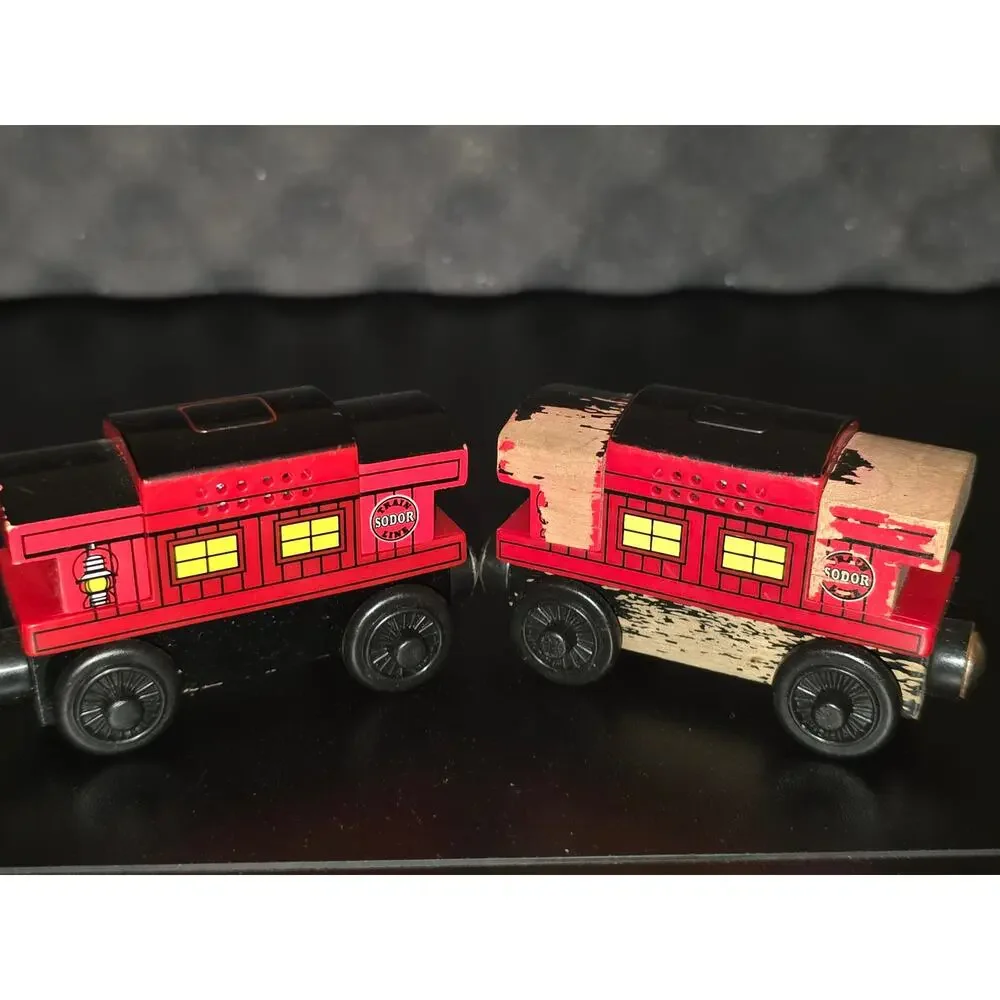 Thomas & Friends Wooden‎ Railway Musical Caboose 2 Pack Train Tank Engine